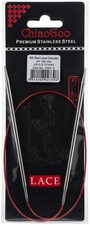 ChiaoGoo Red Lace Stainless Circular Knitting Needles 24"-Size 5/3.75mm