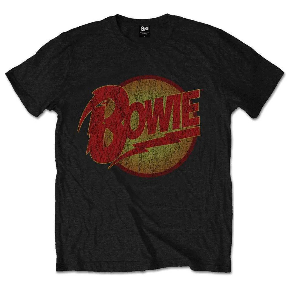David Bowie | Vtge Diamond Dogs Logo Unisex Tee | Small