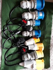 Pat testing leads 240V & 110v  Adapter Kit ,.8.items SEE ADD 