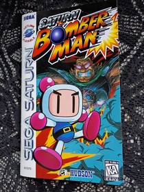 Saturn Bomberman American Sega Saturn Hudson with manual and box