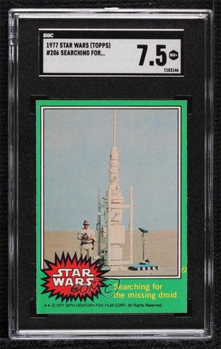 1977 Topps Star Wars #206 Searching for the missing droid — SGC 7.5