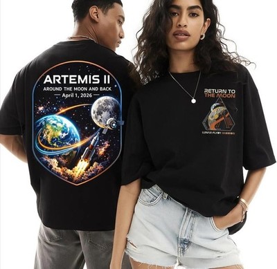 Artemis II 2026 Rocket Launch T-Shirt, Future Moon Mission Tee T-shirt, Hoodie
