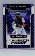 Echedry Vargas 2025 Leaf Optichrome Baseball 1/1 Pre Production Proof