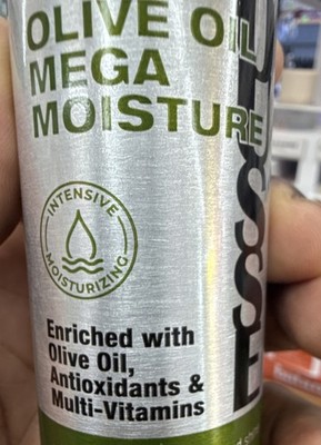 Vigorol Olive Oil Mega Moisture Hair Mousse Intensive Moisturizing Shine 8 oz