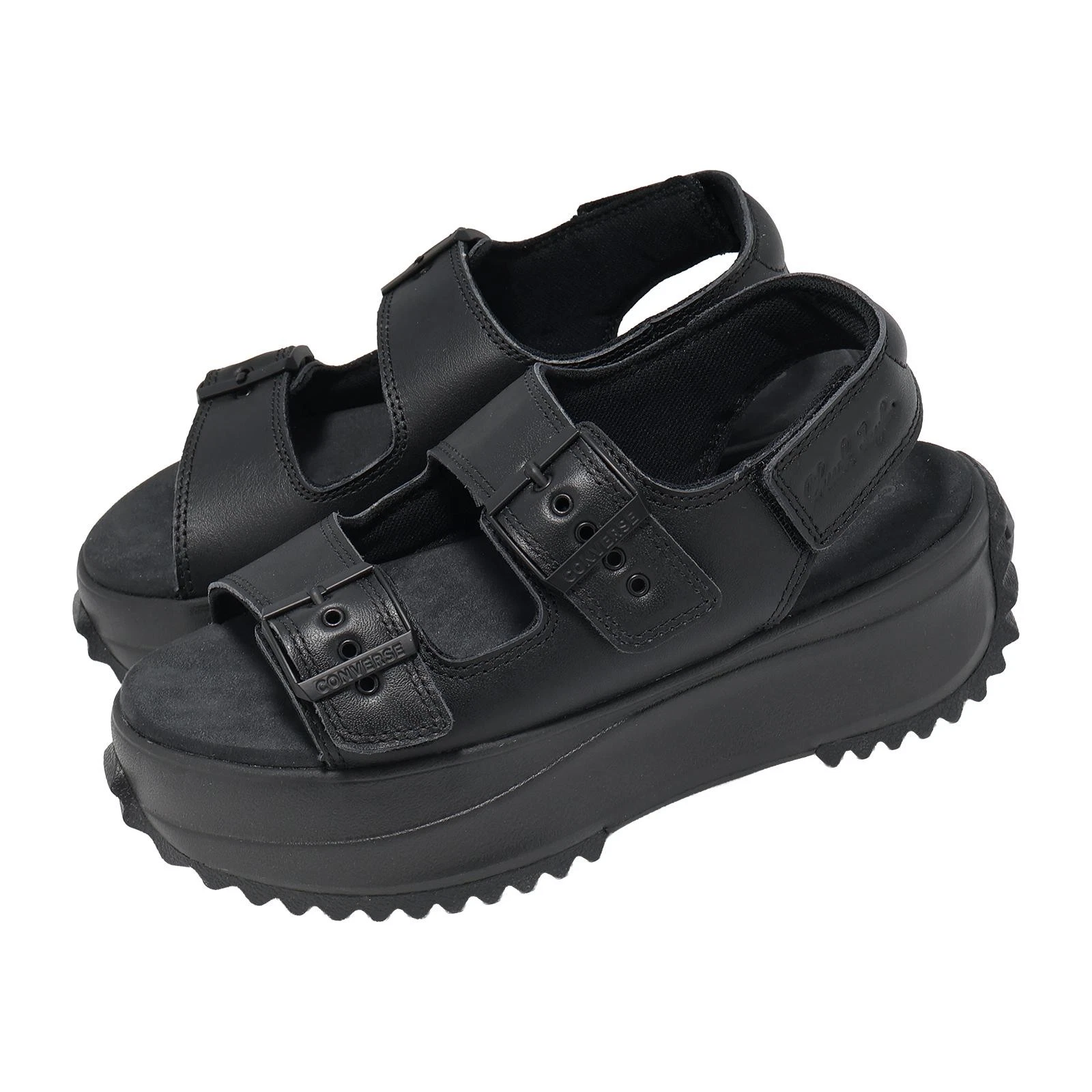Converse Run Star Sandal Black Men Unisex Buckle Casual Lifestyle Sandal A20645C