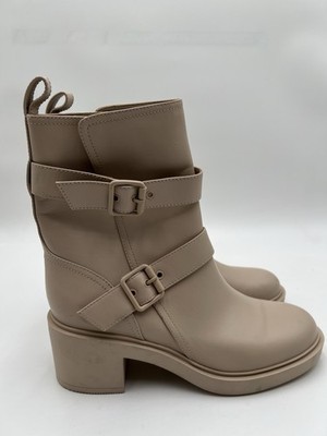 Women s Gianvito Rossi Ryder Beige leather ankle boots Size 39