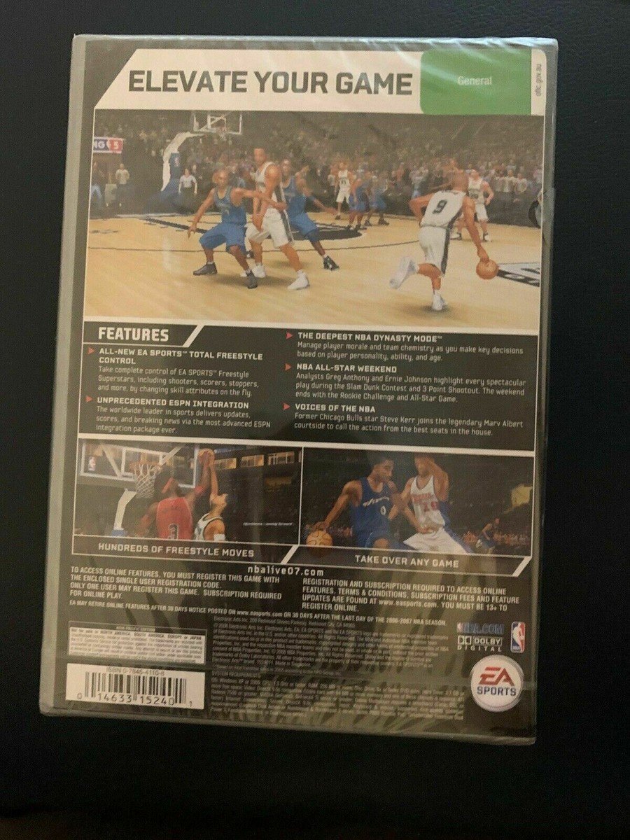New & Sealed* NBA Live 07 PC DVD-ROM Basketball Game | eBay