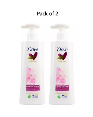 2x Dove Glowing Care Handcreme Lotusblüte & Reismilchpumpe 250ml