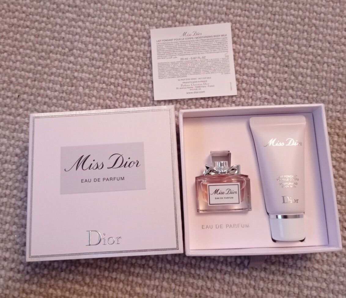 Miss Dior Ranking TOP19 Gift Set Eau De Parfum Moisturising 5ml Milk + Body 70% OFF Outlet 20