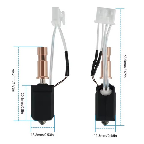 Kit Hotend amélioré pour Anycubic Kobra S1/S1 Combo Hotend S1C Hot End Kit SUK - Photo 8/15