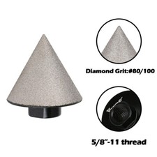 2 Inch Diamond Chamfer Finger Milling Bits Tile Finishing Hole Cone Countersink