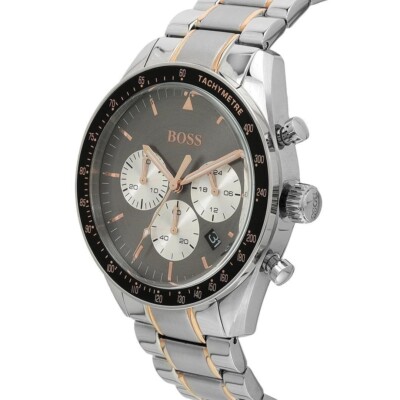 Hugo Boss Trophy HB1513634 Herrenuhr, Tachometer, graues Zifferblatt, 44...