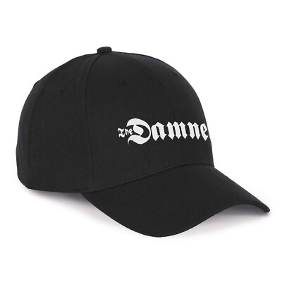 THE DAMNED New Black Heavy Brushed Cotton Baseball Cap dads hat embroidered