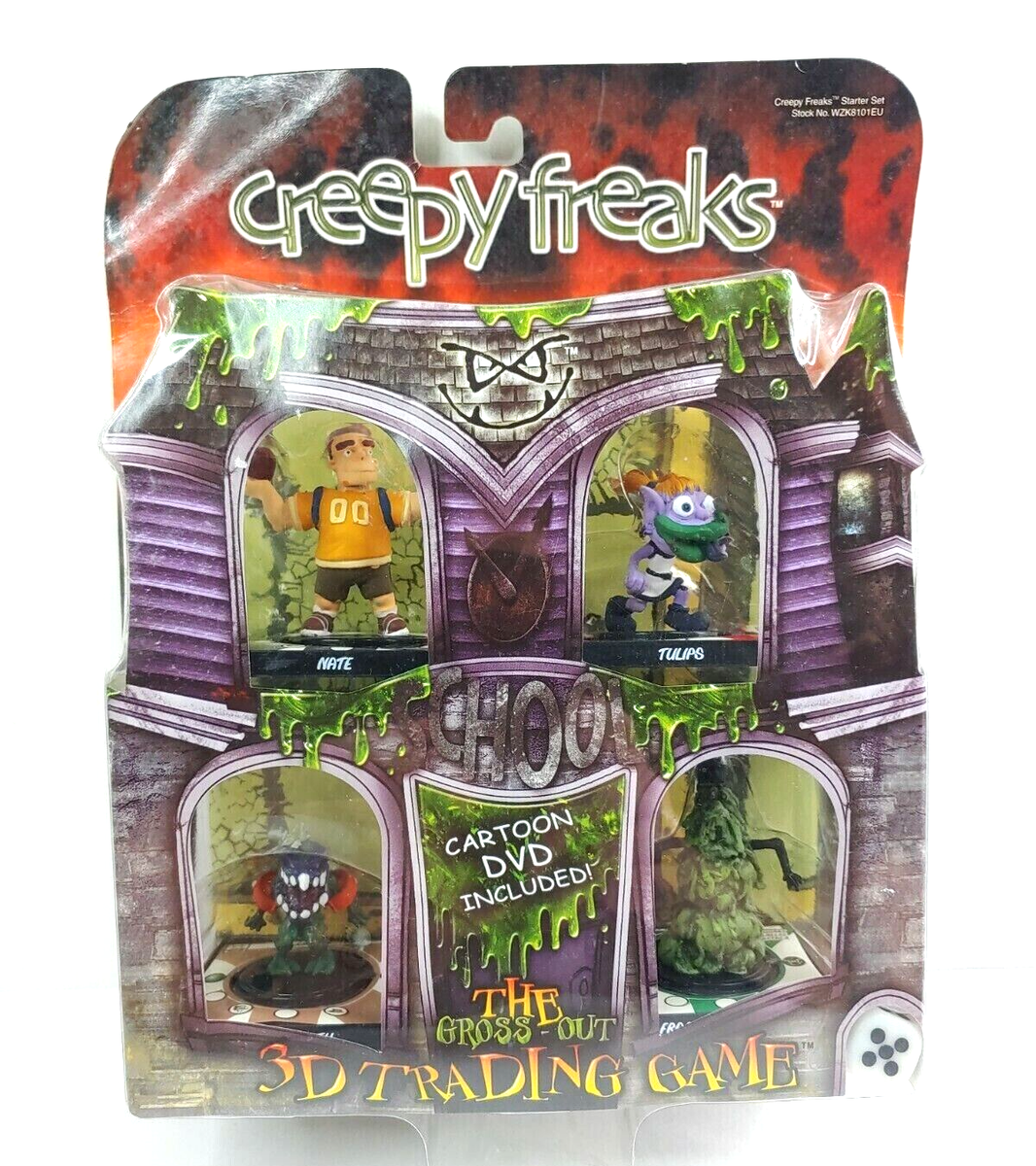 CREEPY FREAKS THE GROSS OUT 3D TRADING GAME W/DVD | eBay