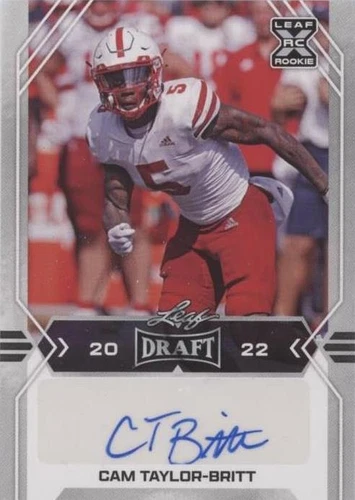 2022 Leaf Draft Cam Taylor-Britt #BA-CTB