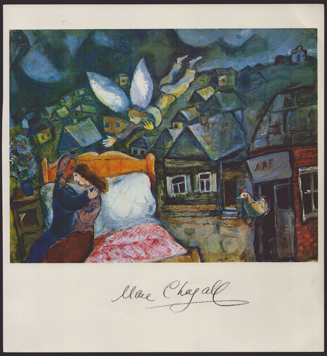 MARC CHAGALL - PRINTED ART SIGNED IN CRAYON | eBay