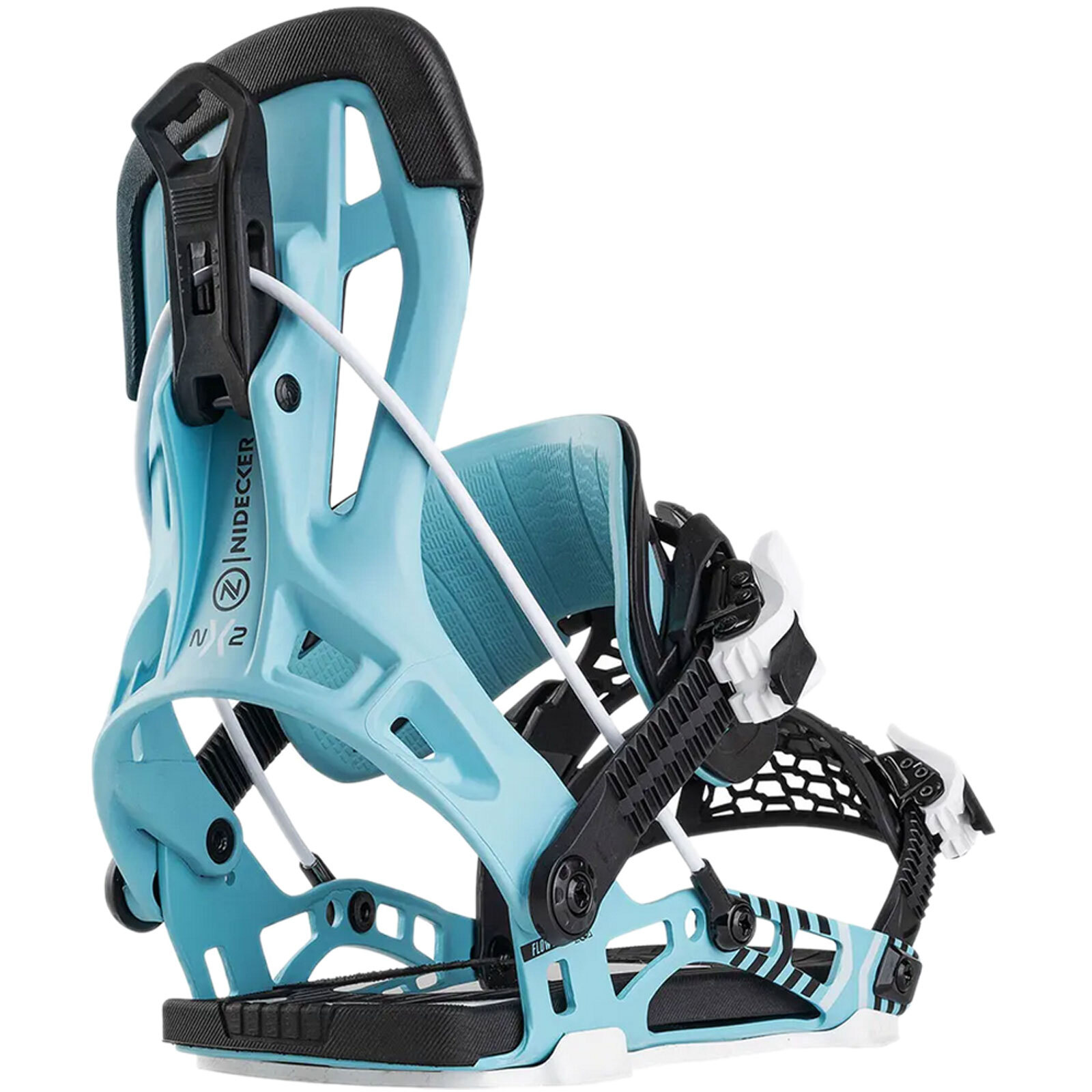 Nidecker Flow NX2 Hybrid Hombre Fijación Snowboard Botas Cian Azul Nuevo