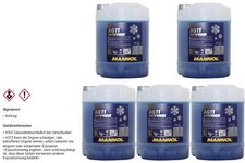 5x 10 Liter MANNOL Kühlerfrostschutz Typ G11 Longterm Antifreeze AG11 -40°C blau 5x 10 Liter MANNOL Kühlerfrostschutz Typ G11 Longterm Antifreeze AG11 -40°C blau