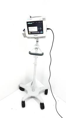 Philips IntelliVue MP5T Patient Monitor w/ Rolling Stand