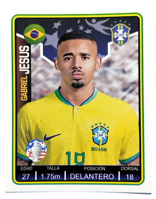 COPA AMERICA USA 2024 Sticker EC #177 GABRIEL JESUS Brazil | eBay