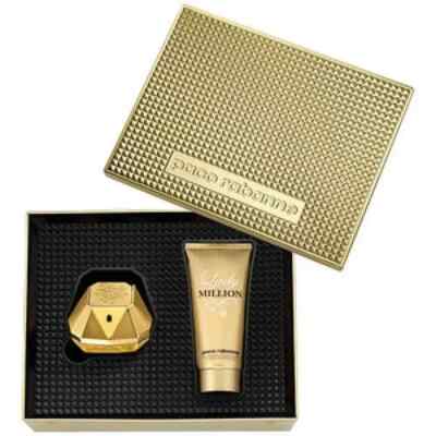 Paco Rabanne Lady Million Eau de Parfum Spray 50 ml + Body Lotion 100 ml SET