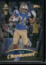 2023 Panini Luminance #130 Zach Charbonnet Blue #/150