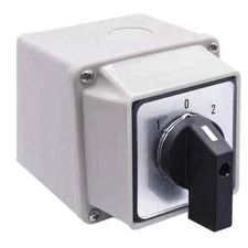 Changeover Switch 3 Position Selector Switch Box 8 Terminals 20A 550V Univers...