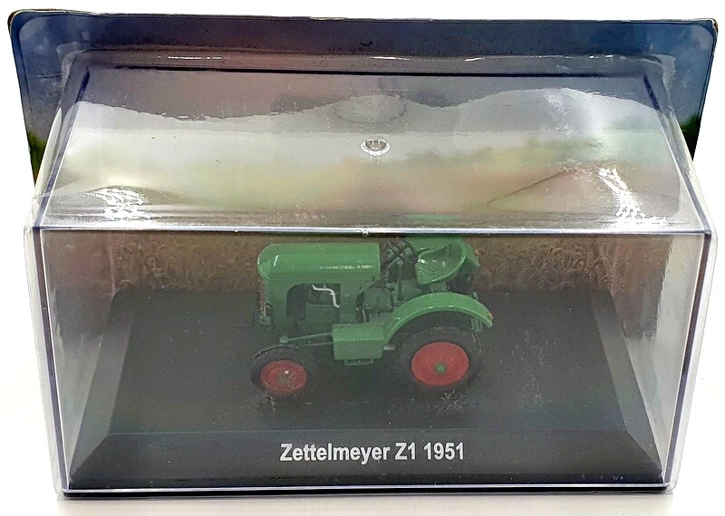 Hachette 1/43 Scale Model Tractor HL52 - 1951 Zettelmeyer Z1 - Green - Image 3 of 4