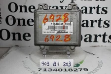 12612397 Chevrolet Silverado 2007-10 Engine Control Unit ECU Module 9O3 203 B1