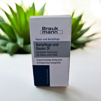 Hildegard Braukmann BRAUKMANN Bartpflege und Rasier Öl 30 ml