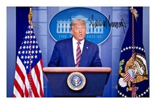 Donald Trump Signed A4 Photo Print Autograph US President USA Make America Great