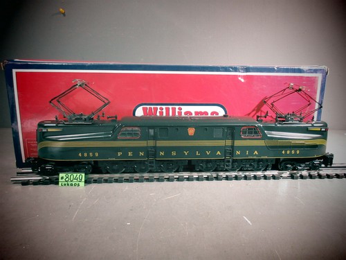 WILLIAMS 41850 SCALE GG-1 LOCOMOTIVE PRR#4859 GREEN 5 STRIPE W/TRUE BLAST+SOUN.
