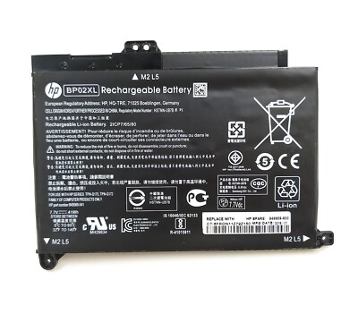 Genuine OEM BP02XL 41Wh Battery For HP Pavilion BP02041XL 849909-850 849569-541