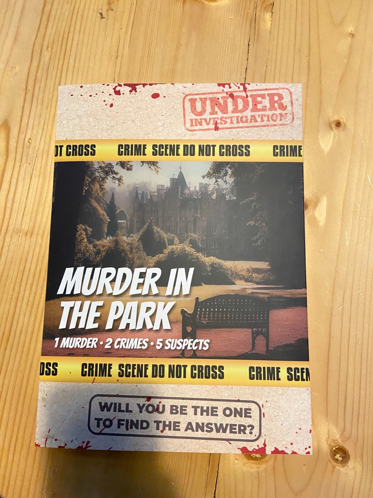 Unsolved murder mystery game - Cold Case Files Investigation Detective clues