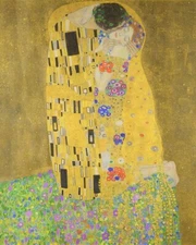 USA - DIY Paint by Number Kit Acrylic Painting Home Decor - The Kiss - Klimt