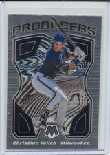2021 Panini Mosaic Baseball Producers P5 Christian Yelich Milwaukee Brewers