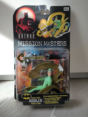 VTG 1999 Hasbro Riddler Rumble Ready Batman Adventures Mission Masters