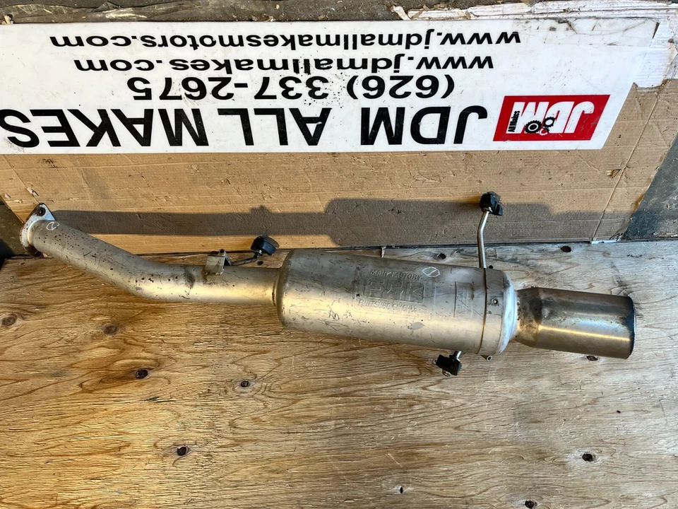 JDM 1994 Subaru Forester SG9 STi Fujitsubo FGK Jasma Muffler Rare OEM - Image 2 of 4
