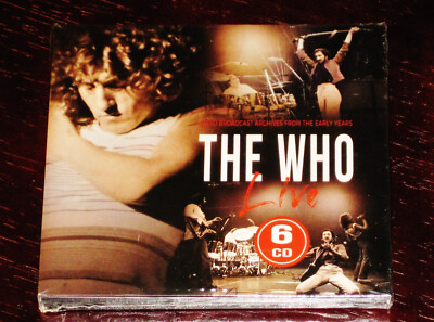 The Who: Live - Radio Broadcast Archives From Early Years 6 CD Set 2024 UK NEW
