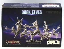 Raging Heroes 23721 Halberd Women Command (Dark Elves) Female Fantasy Infantry
