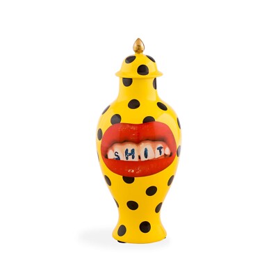 Seletti - Seletti mouth vase - Shit vase 09791 toiletpaper Seletti - Potiche