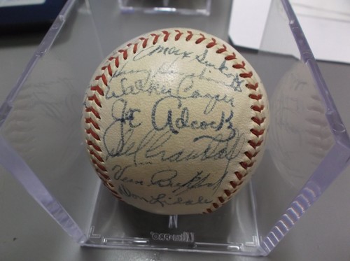 MLB 1953 Milwaukee Braves Inaugural Team Signed Ball 23 Sigs W/ Mathews JSA LOA - Picture 3 of 11