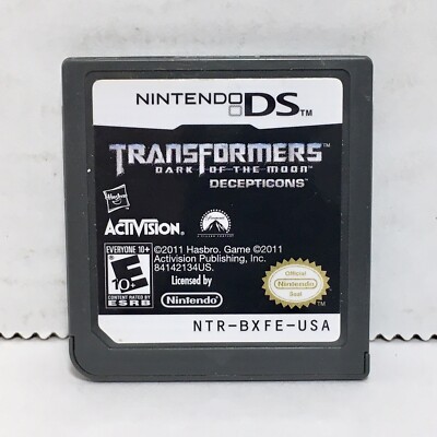 Transformers: Dark of the Moon - Decepticons - Nintendo DS Cartridge Only Tested