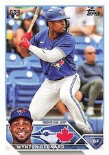 Wynton Bernard 2023 Topps Update - #US293 RC - Toronto Blue Jays