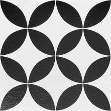 EasyFloor Self Square Adhesive Floor Vinyl Tile Geometric Pattern 1ft Peel Stick