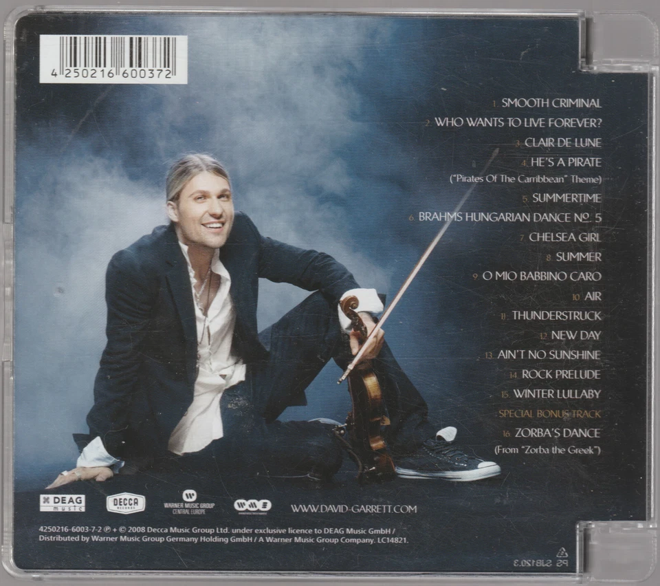David Garret - Encore [16 Track CD Album, 2008] - Bild 2 von 2