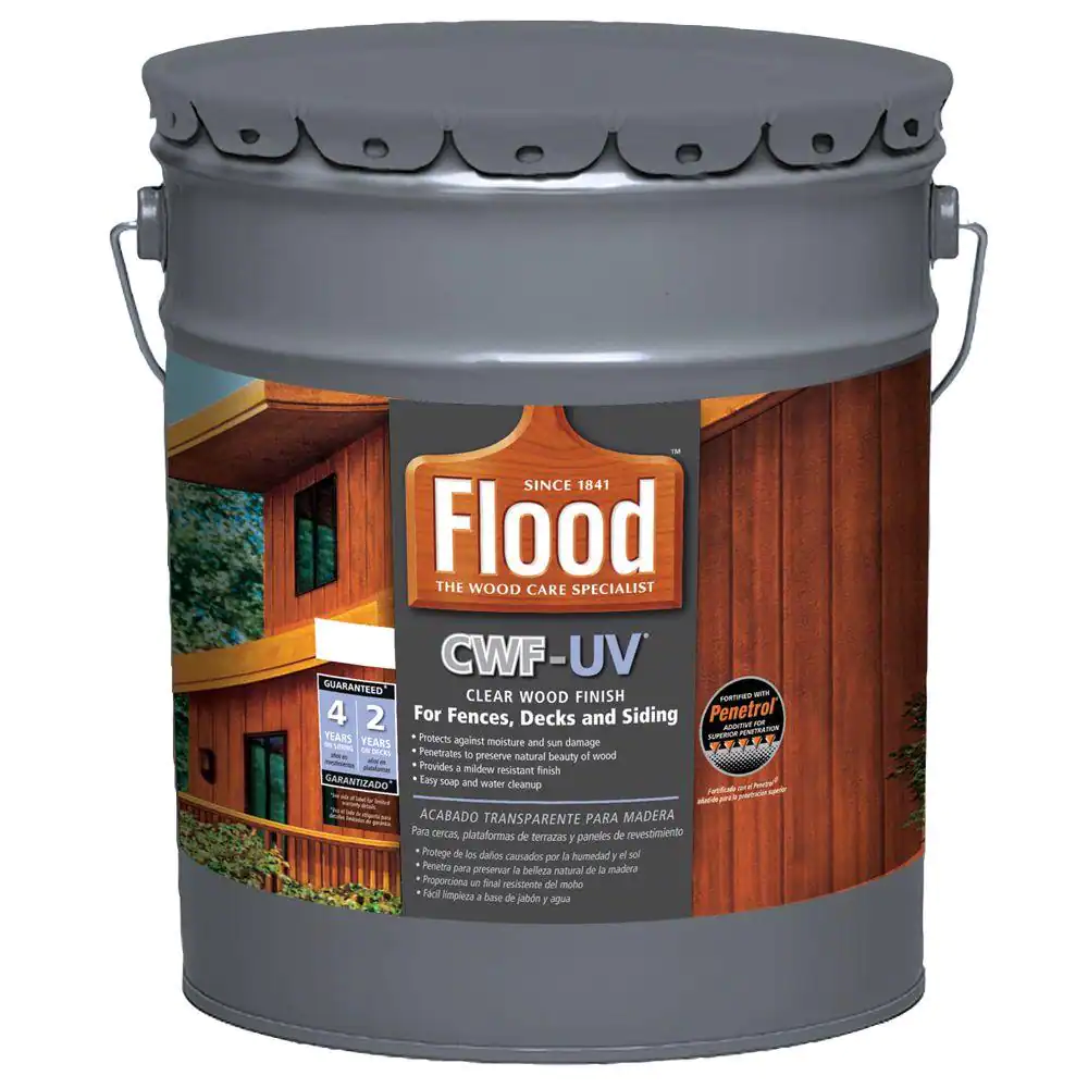 Clearance SALE Limited time Flood Clear Cwf Uv Exterior Wood Finish & Fence specialty shop Stain Acr Siding