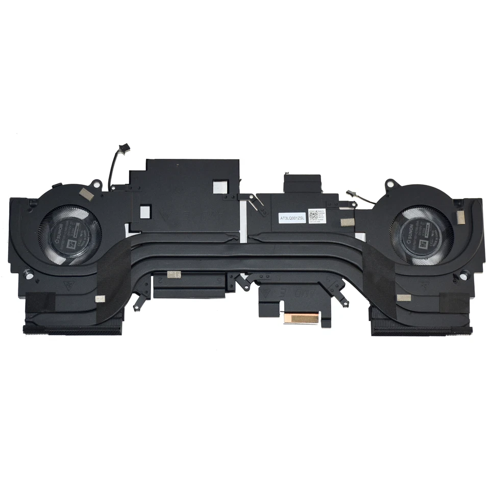 Dell G Series G15 5520 5525 RTX 3060 CPU GPU Heatsink Cooling Fan Assembly XF50C - Image 2 of 4