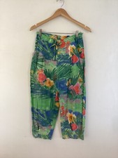 JAMS WORLD "Tropics" Womens Hawaiian Pants Made in Hawaii Small 