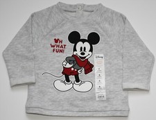 Jumping Beans Disney Mickey Mouse Graphic Shirt Size 6M Boys Grey NWT